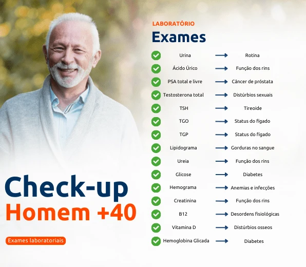 Check-up Masculino +40 Anos